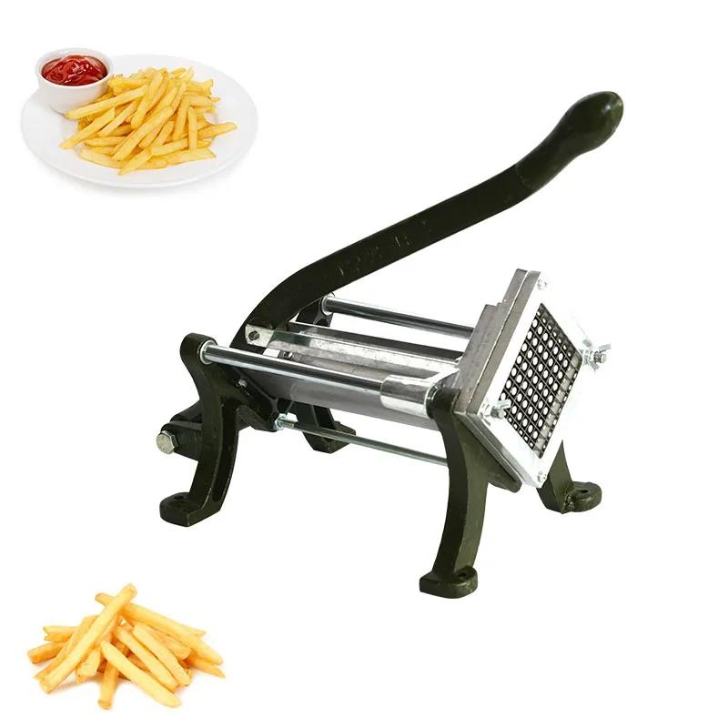 Stainless Steel Potato Strip Slicer Cutter Commercial French Fry Shredding Machine Vegetable Fruit Chopping |