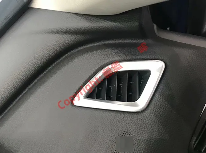 АБС-пластик, жемчуг, хромированный внутренний верхний Вентиляционный Выход Крышка для Honda Accord MK10