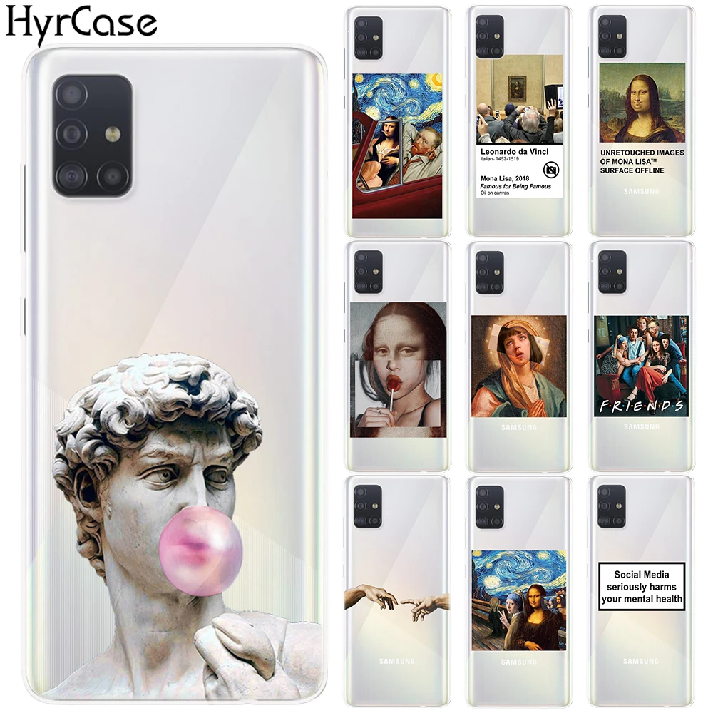 

Art Fresco Michelangelo Creation of Adam Soft Silicone Case For Samsung A51 A71 A01 A91 A81 S20 Plus Ultra S10 Lite Note 10 Lite