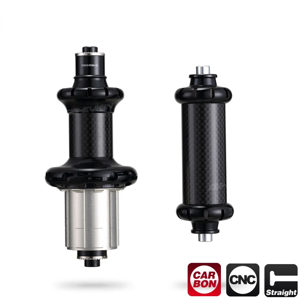 Super Light Road Bike Hubs Carbon Straight Pull Hub V Brake Front/Rear
