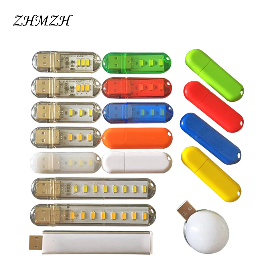 3LEDs 1.5W Reading Lamp USB Night Light Portable