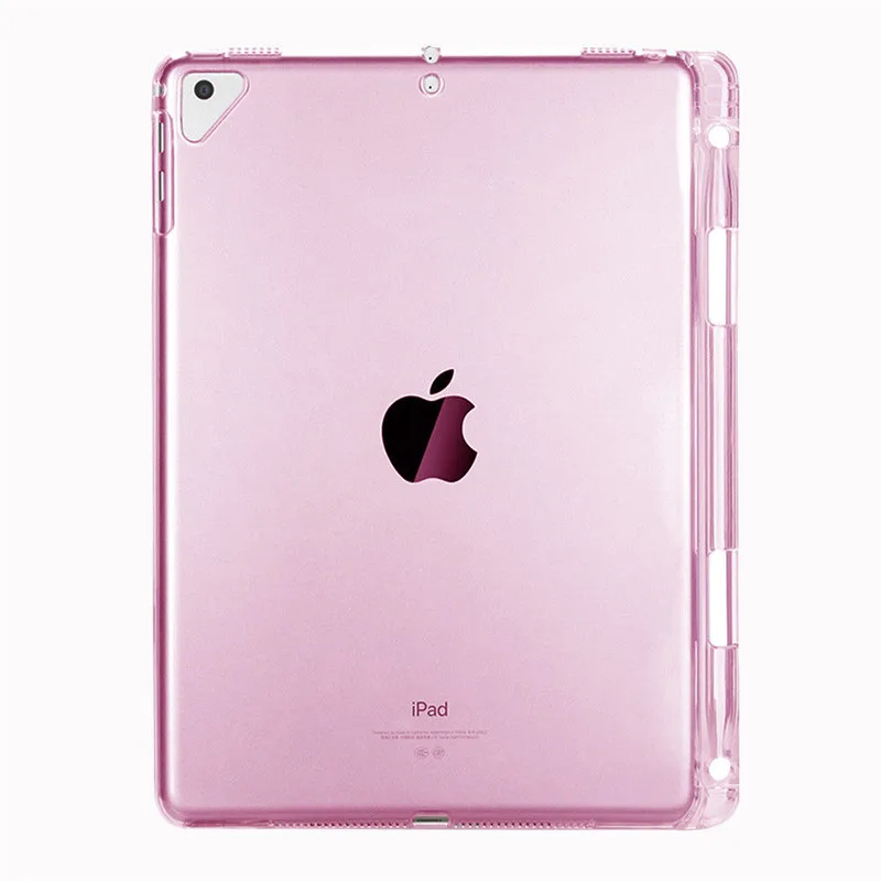 Для Apple iPad 10,2 чехол для iPad 7 7-го поколения A2197 A2200 A2198 тонкий мягкий силиконовый матовый прозрачный ТПУ чехол Funda Coque - Цвет: Розовый