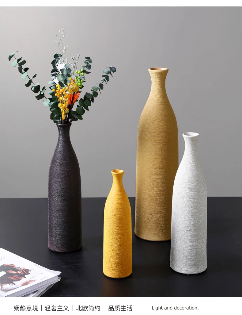 Vas Bunga Keramik Ruang Tamu Putih Dekorasi Rumah Dekorasi Vas Tinggi Jarrones Dekorasiacion Nordic Décoration ÐÐ°Ð·Ð° ÐÐµÐºÐ¾Ñ ÐÐ¾Ð¼Ð°