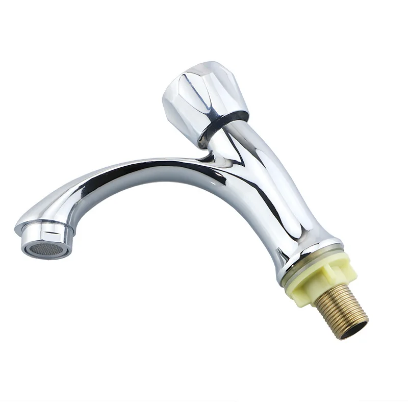 

Zinc Alloy Aggravate Single Cold Basin Faucet Inter-platform Basin Wash Basin Single Cold Faucet Engineering Basin Faucet