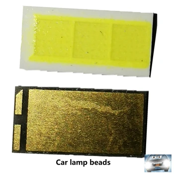 

100PCS Warm white 5500K white 6000K LED SMD 7035 Chip 9.6V 2500MA 2600LM FOR Car Headlights H7 LED H4 H1 H3 H11 9005 HB4/9006
