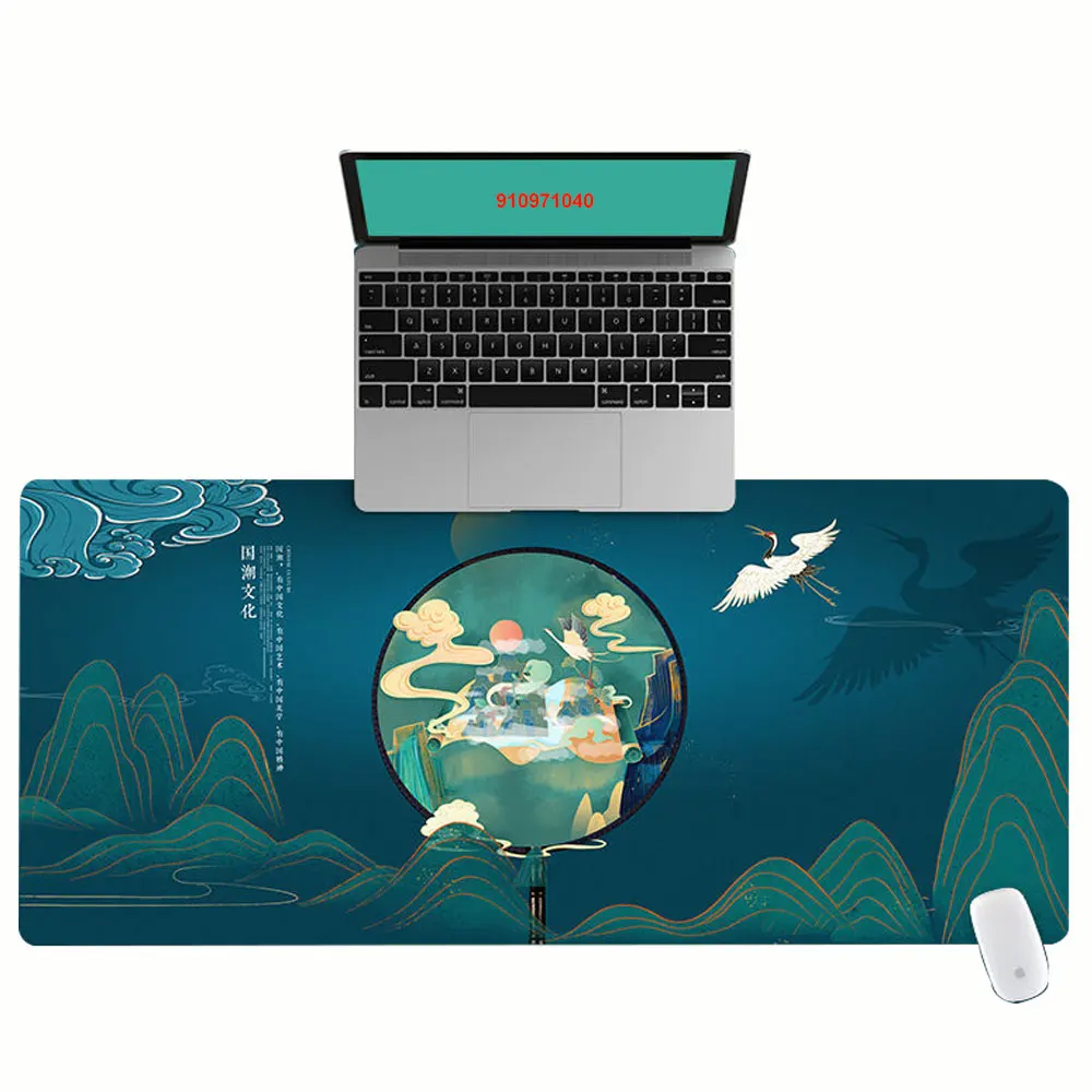 Large Office Computer Desk Mat Table Keyboard Big Mouse Pad Xiangyun pattern Laptop Cushion Desk Non-slip Mat Gamer Mousepad Mat