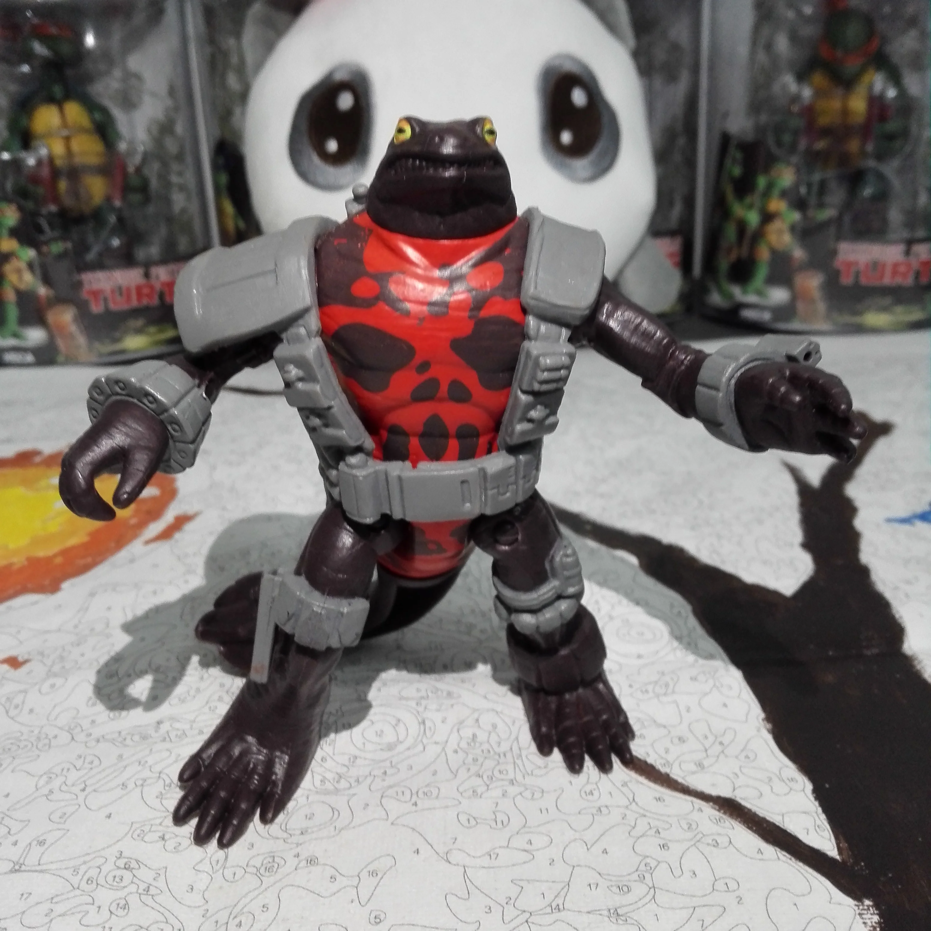 

003 turtle kraang mozar robug America actions cartoon figures original factory tortugas mutant toys for children birthday gift