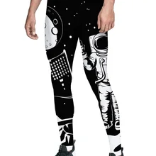Астронавт Лунная разведка брюки мужские день независимости не просвечивающие мягкие дышащие спортивные с высокой посадкой с рисунком Je