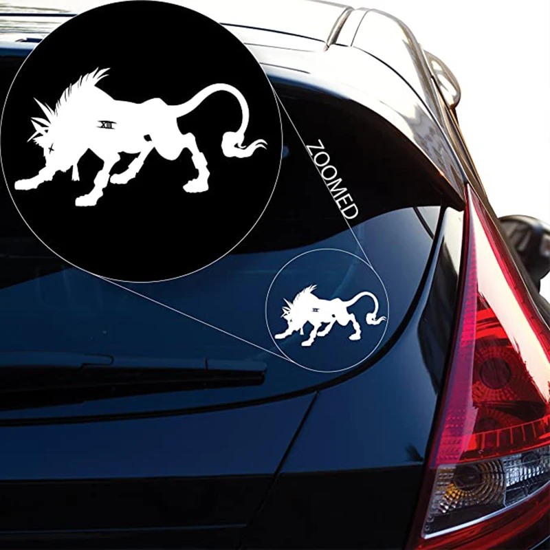 

3*5.4 Yoonek Graphics Final Fantasy 7 Nanaki Decal Sticker for Car Window Laptop