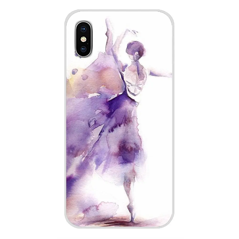Прозрачный чехол из ТПУ для samsung A10 A30 A40 A50 A60 A70 Galaxy S2 Note 2 3 большое ядро Prime Мода балерина девушка танцы - Цвет: images 4