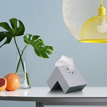 

Nordic Tissue Box Creative Paper Container Holder Napkin Case Modern Organizer Opening On Both Sides Home Decor for Bathroom