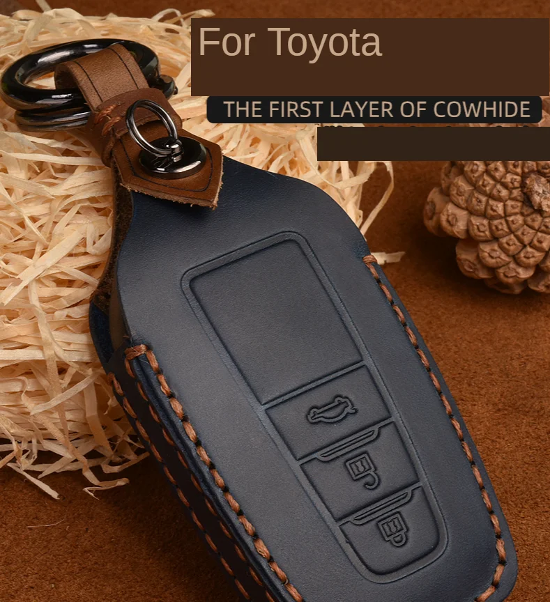Crazy Horse Custodia In Pelle Chiave Dell'automobile Per Toyota Prius CHR C-HR Camry 2017 2018 2019 Remote Protegge La Copertura del Sacchetto del Keychain accessorio Auto 7 Crazy Horse Custodia In Pelle Chiave Dell'automobile Per Toyota Prius CHR C-HR Camry 2017 2018 2019 Remote Protegge La Copertura del Sacchetto del Keychain accessorio Auto - Hd91829f9a01e45f5bae18a6e0e954cc8e