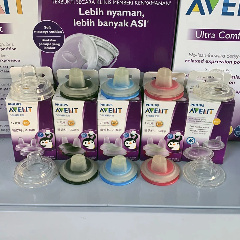 Avent My Penguin Gobelet De Remplacement Becs Souples 6 Mois 2 Pieces Pack Aliexpress