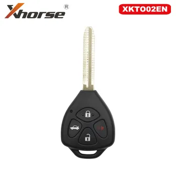 

Xhorse XKTO02EN Wired Universal Remote Key for Toyota Style Flat 4 Buttons for VVDI VVDI2 Key Tool English Version 10pcs/lot