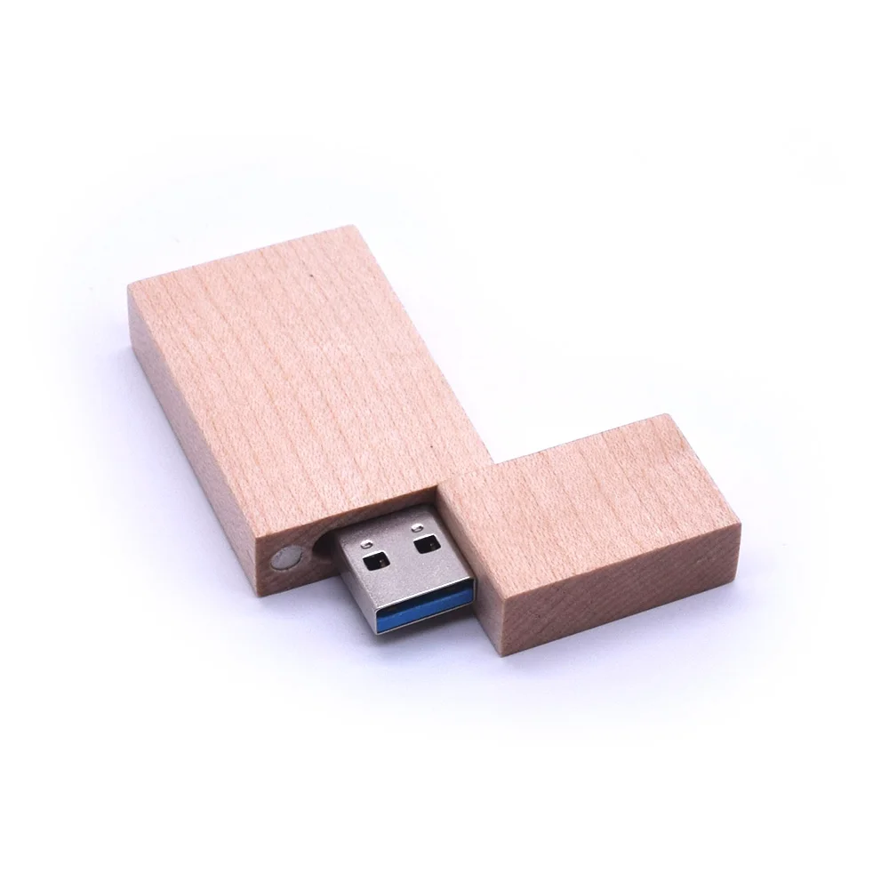 Usb 3,0 коробка деревянная карта памяти Usb флэш-диск высокая скорость 8 г 16 г 32 г 64 г 128 г Флешка бесплатный индивидуальный логотип свадебные подарки - Цвет: maple