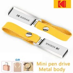 KODAK – MINI clé usb 128 en métal, support à mémoire de 16GB 32GB 64GB GB, lecteur flash de haute vitesse, mémoire u diskb, pour pc, voitures, pour clé 