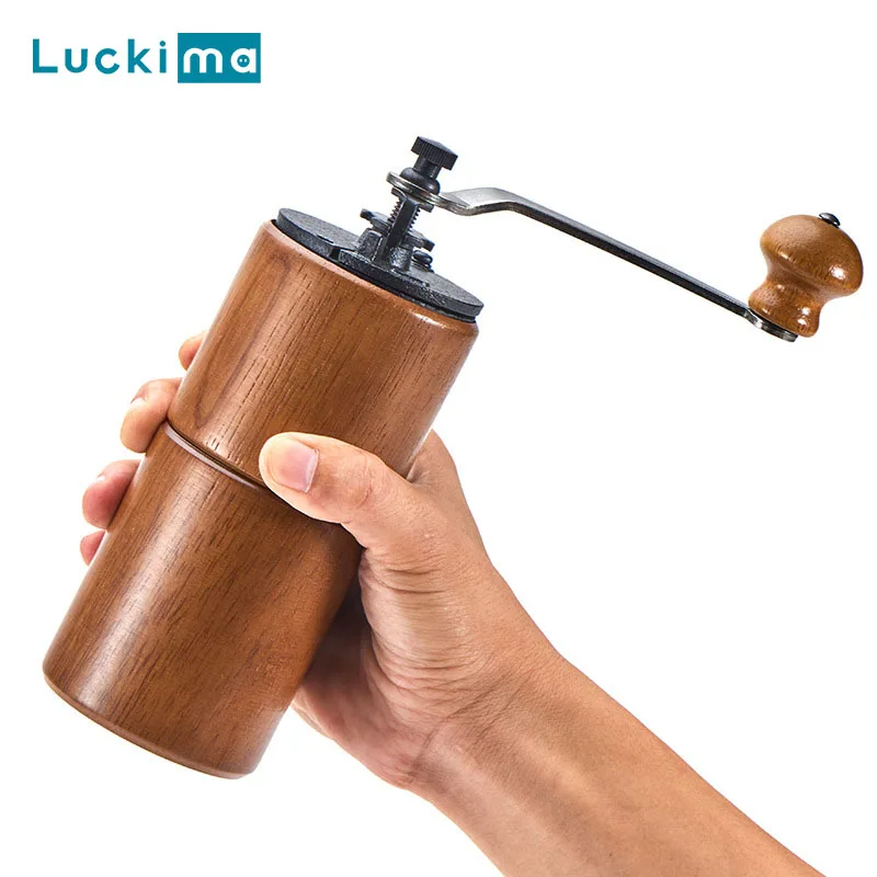 Coffee-Grinder Bean-Conical-Burr Espresso-Fine Office Manual Adjustable Home for Coarse
