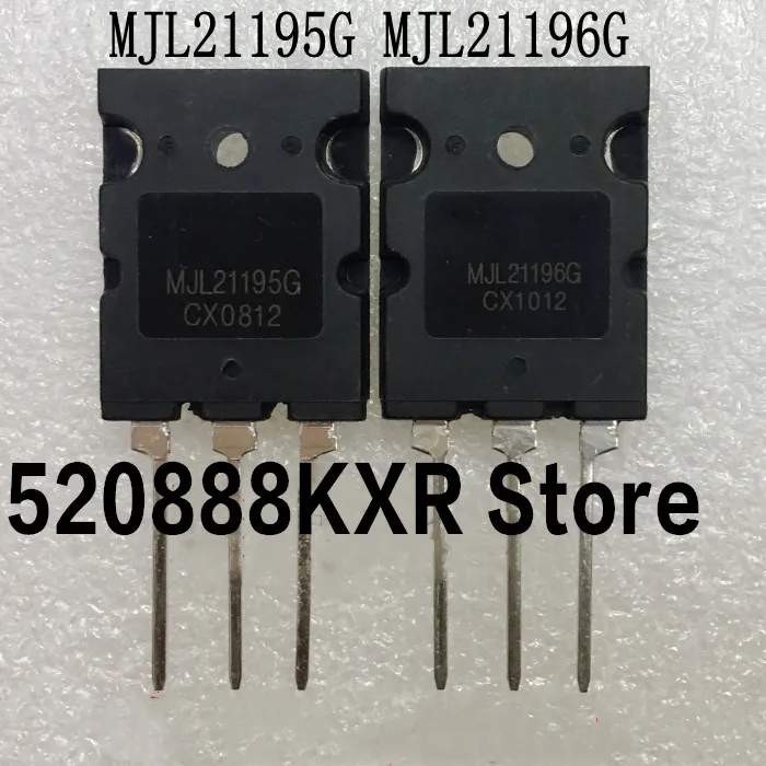 10 шт./лот = 5 шт. MJL21195G + MJL21196G TO-264 усилитель мощности соединительная трубка TO-3PL |