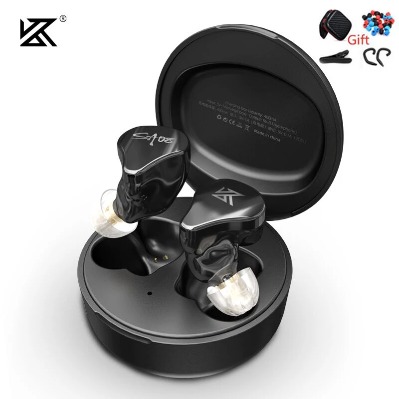 KZ SA08 TWS True Wireless Bluetooth v5.0 Earphones