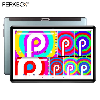 

Global Version Perkbox Pro 32GB eMMC 10 inch tablet Quad Core Fast CPU Dual Cameras 5MP Android 9 Pie GPS WIFI Bluetooth
