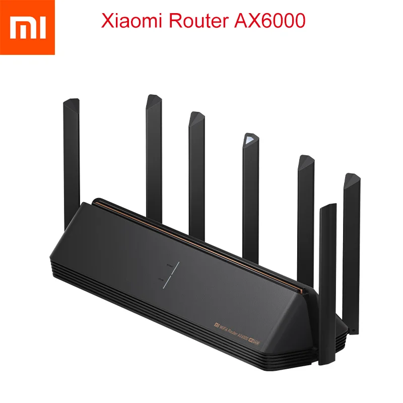 Новинка 2021 Xiaomi AX6000 AIoT роутер 512 Мб/с WiFi6 VPN Мб Процессор Qualcomm сетчатый ретранслятор внешний сигнальный сетевой усилитель Mi Home