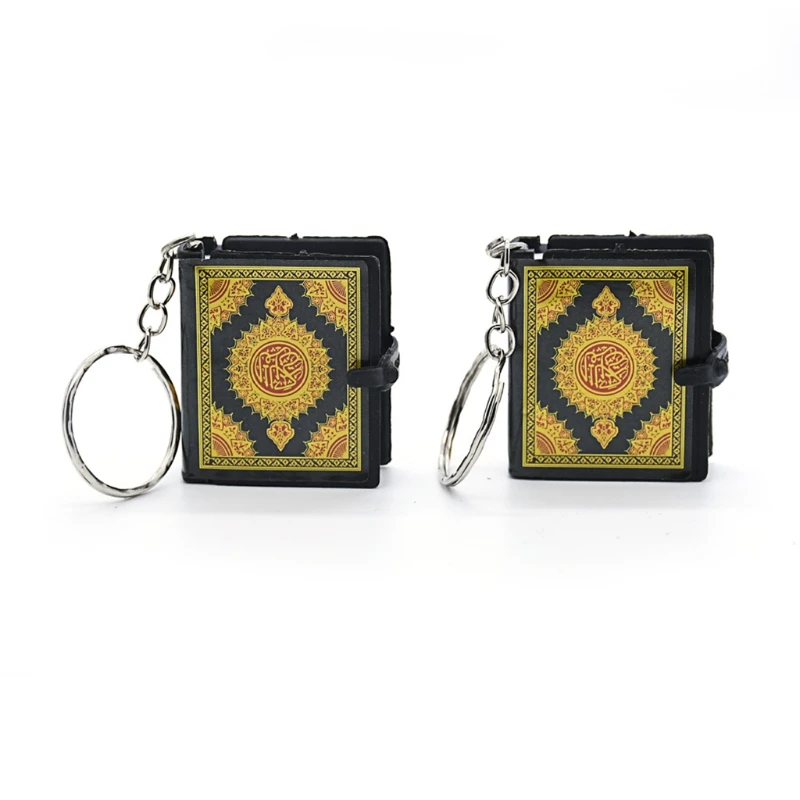 Noband JSFGFSDH Mini livre du Coran en papier véritable pour lire les objets arabes