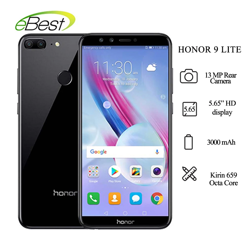 Honor 9 Lite Смартфон Android Kirin 659 Восьмиядерный 5 65 'ɳ ГБ ОЗУ 32 Гб ПЗУ 13 0 МП
