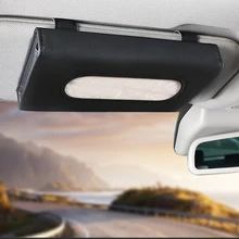 Автомобильный солнцезащитный козырек подвесной тканевый ящик Автомобильный креативный потолочный ящик для салфеток в коробке для салфеток в автомобиле