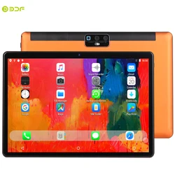 Tablette Pc Android 2021 de 10.1 pouces, Octa Core, 4G LTE, avec fonction d'appel téléphonique, double carte SIM, WiFi, Bluetooth, GPS, Google Play, nouveauté 9.0 