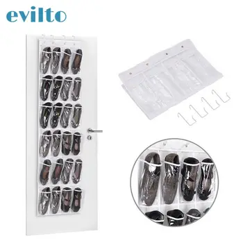 

24 Pocket Shoes Storage Organizer Bags Wall Mounted Sundries Jewelry Storage Bag Folding Hanging Sundry Space Saving Hang Bags