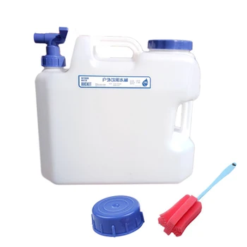 

15L Camping Storage Bucket Large Capacity Car Portable Beer Barrel for Outdoor Multi-functional Drinking Water Bucket With Cover