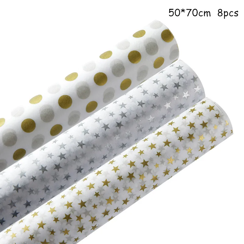 

8pcs Children's Cartoon Wrapping Paper Set Birthday Gift High-end Gift Box Paper DIY Handmade Thick Wrapping Paper