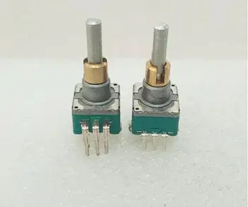 

1pcs/lot ALPS EC11 type dual-axis encoder dual switchless adjustment 30 positioning number 15 pulse handle length 20MM
