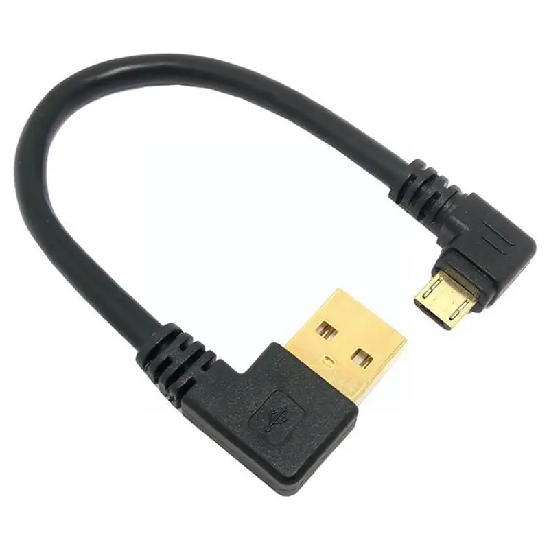 Кабель для быстрой зарядки USB C Micro 25 см 90 градусов | Компьютеры и офис