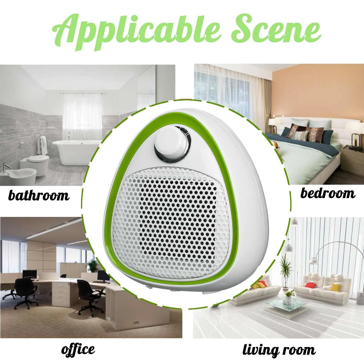 1200W heating and cooling dual-purpose heaters ceramic heaters