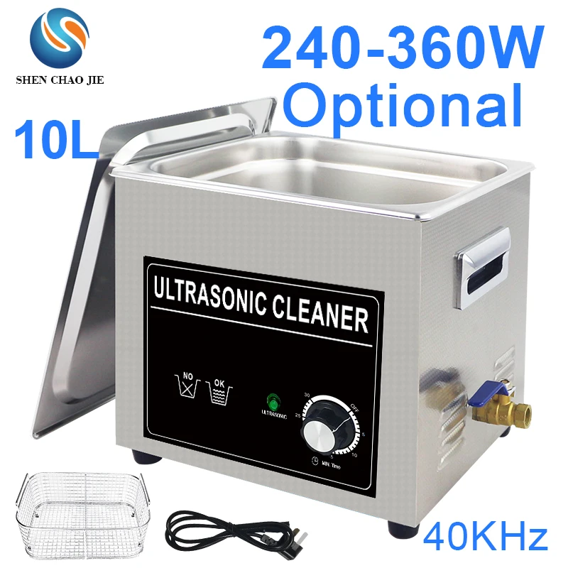 Limpiador ultrasónico, Tablero Principal de lavado de 1,3 l/2L/3,2 l/4,5 l/10L/15L, equipo médico de laboratorio, temporizador de limpieza por ultrasonido