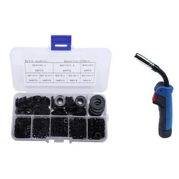 

1 Set Gasket M2-M10 Plastic Gasket Washer Flat Washer & 1 Pcs 15Ak Torch Body Torch Welding Welding Torch Head