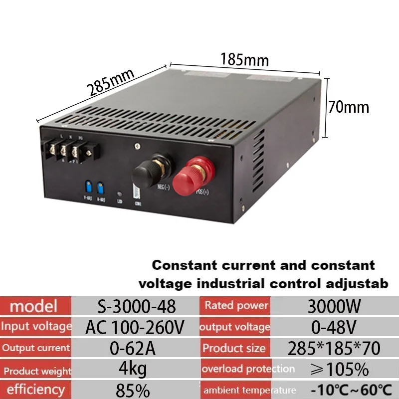 US $180.85 SUSWE Rsp2000 high power PFC switching power supply 24 V 12 48 V high efficiency 2000 W