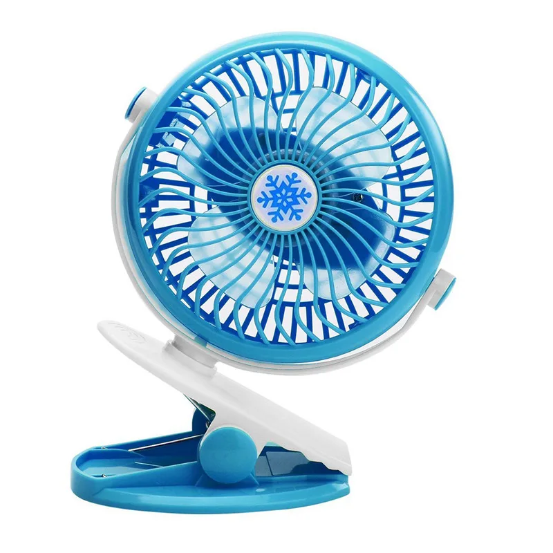 

Desktop Fan, Portable Mini Fan, Personal Desk Fan, Quiet Fan, Charging Air, Cooler Stepless Speed Two-Way Rotary 360 Degrees (bl