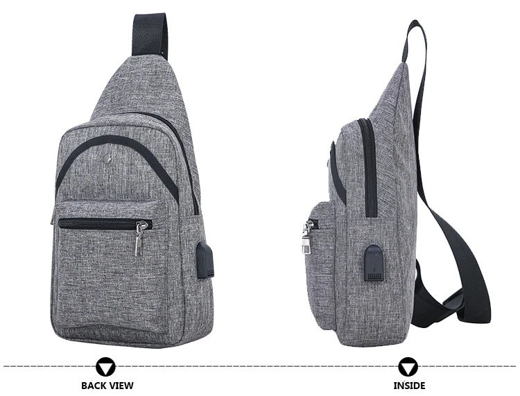 Уличная сумка через плечо уличная USB портативная спортивная мужская Bolso Hombre Deportivo с одной грудью Высокого Качества Модная