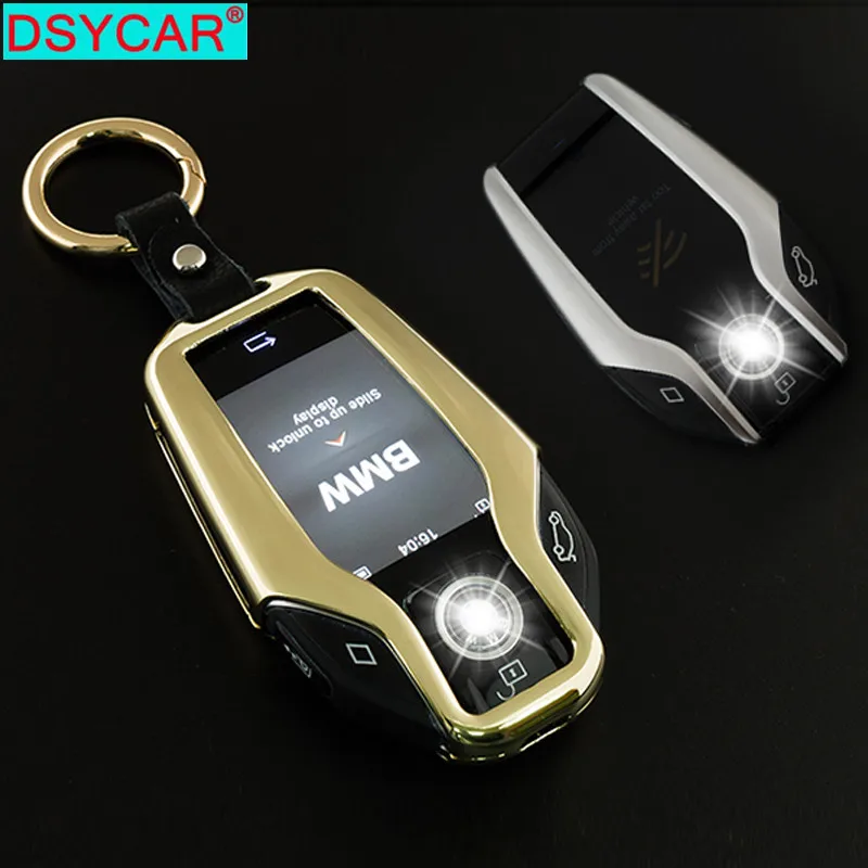 

DSYCAR 1Set Zinc Alloy Car Key Cover Case Shell Keycase For BMW 2017 7 Series 730li 740li 750