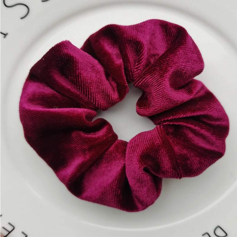 style 14 Женские бархатные резинки для волос, одноцветные резинки для волос, заколки для волос, эластичные резинки для волос, аксессуары для волос, головные уборы - Цвет: style 14