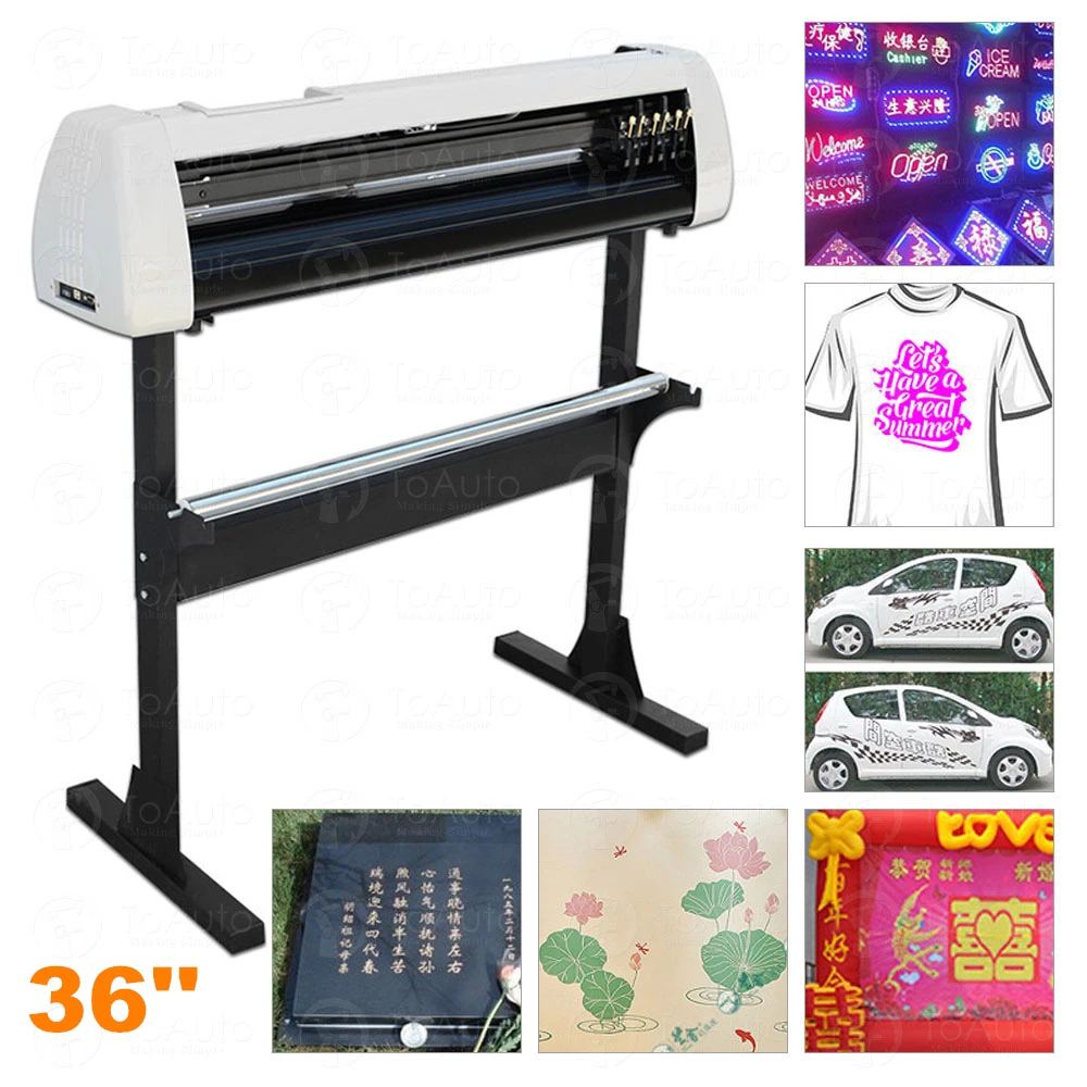 

36'' Vinyl Cutter Plotter Sign Cutting Machine for Transfer Paper Sign Sticker Cutting & Vinyl Sticky Self-adhesive Car Sticker
