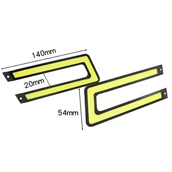 

DRL Daytime Running Light Driving Fog Lamp Waterproof DC 12V Super Bright