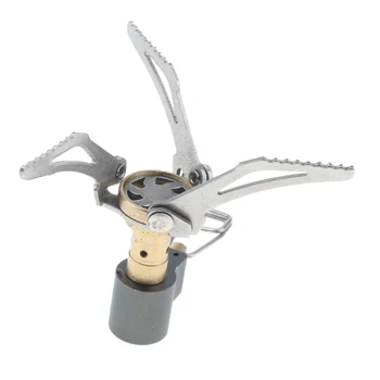 

Outdoor Mini Picnic Cook Gas Stove Pocket Burner Foldable Camping Stove Max. 3000W Cookware Tableware Cooking Equipment Travel