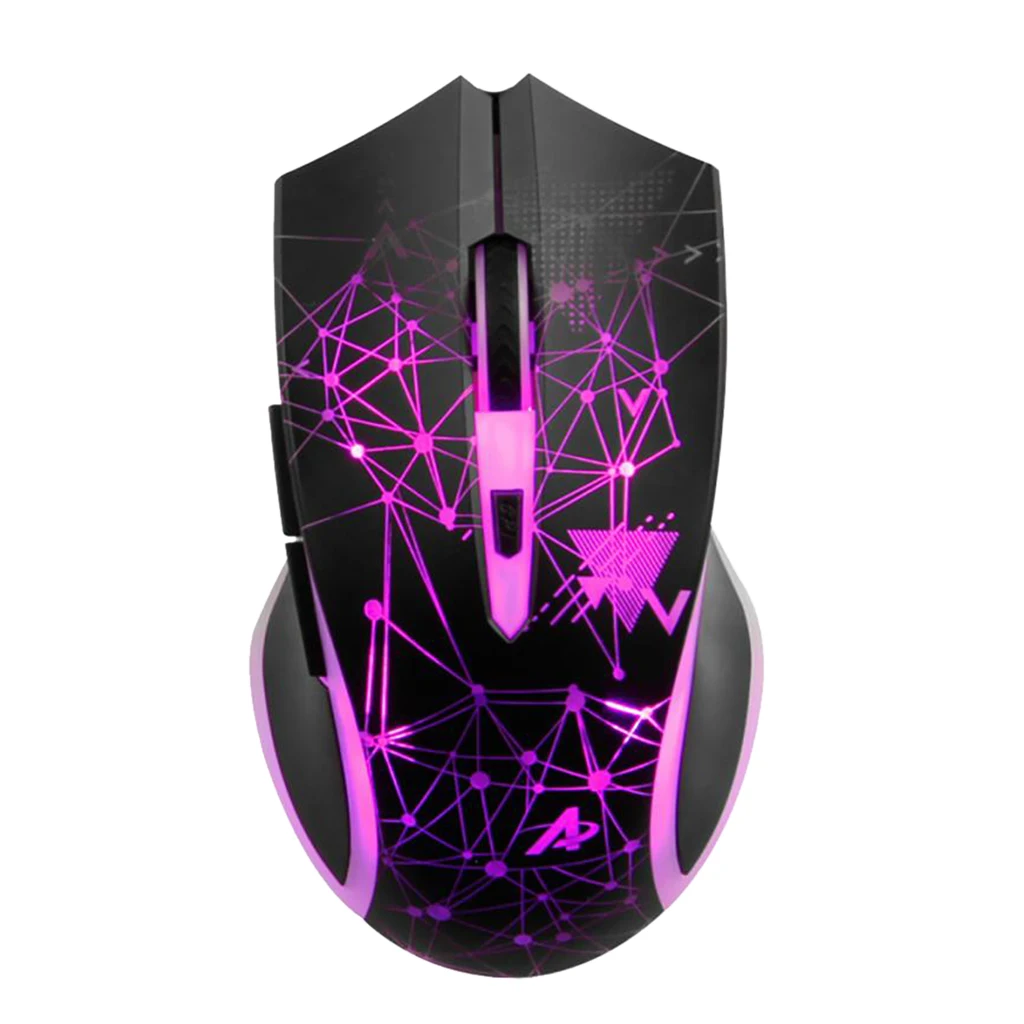 Машина для четырехцветной дыхание светильник USB Проводная игровая Мышь мышей 800/1200/1600/2400 Точек на дюйм регулируемый Мышь для компьютера, ноутбука