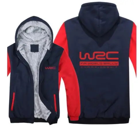 Зимний чемпионат мира по ралли WRC толстовки мужские модные пальто шерстяная куртка с подкладкой WRC Толстовка Зимняя Теплая Флисовая хлопковая - Цвет: 7