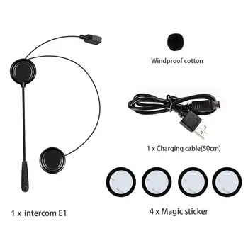 

Wireless Helmet Motorcycle E1 Wireless Headset Csr4.1 Automatic Answering Phone Music Helmet Wireless Headset