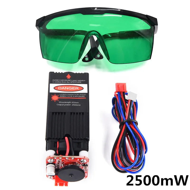 12V 500/1000/2500/5500 мВт сине-фиолетовый лазерный диод лазерная модель для лазерного станка с ЧПУ для Бумага/Пластик/липа/древесины