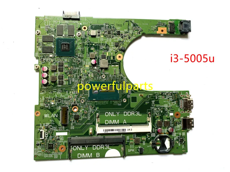 100% работа для Dell Inspiron 14 3458 3558 материнская плата 06KTJF 6KTJF CN-06KTJF с процессором i3-5005u